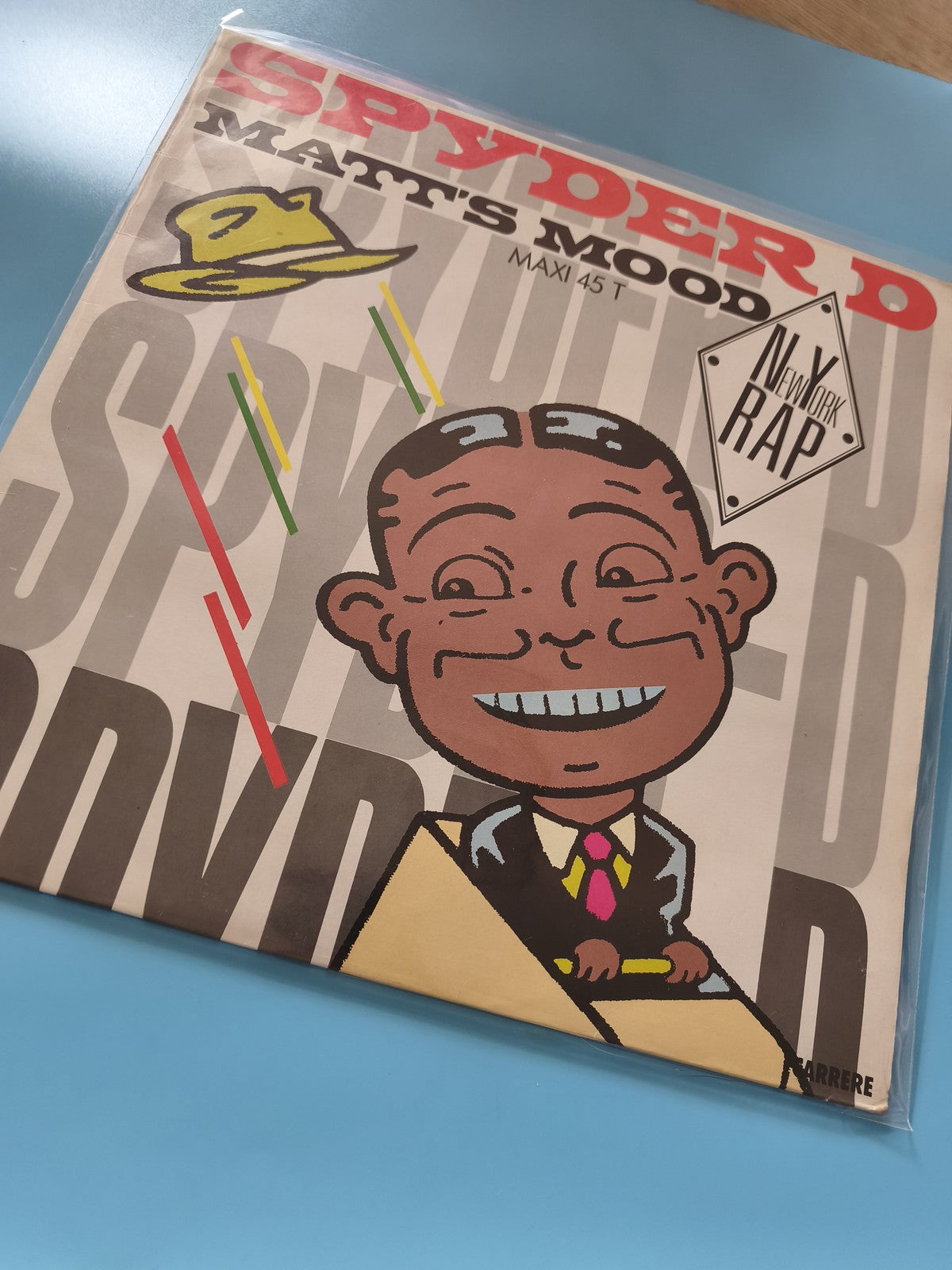 Vinyle 33 tours rétro Spyder D ancien disque collection vintage musique occasion