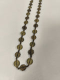 Ancien collier africain bronze, grosses perles rondes ethniques vintage