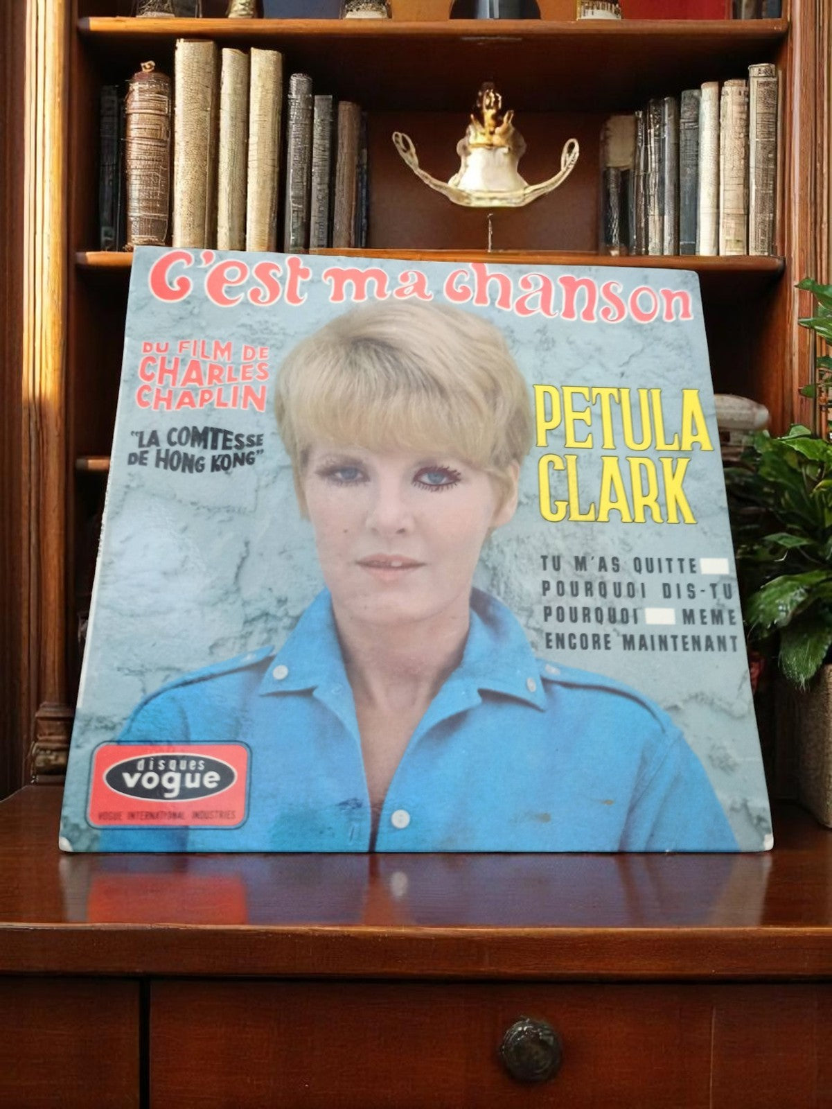 Disque vinyle 33 tours Petula Clark C’est ma chanson vintage années 60 Vogue