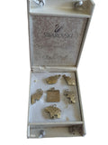Coffret pendentifs métal Swarovski Lenôtre 2006 animaux, boîte d’origine