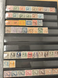 Lot de timbres Indochine différents, multicolores, oblitérés et neufs, philatéli