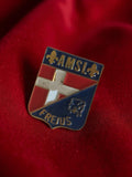 Pin's AMSL Fréjus émaillé rétro années 80 badge vintage blason publicitaire