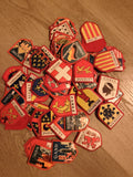 Ancien lot d'écussons blasons régionaux France vintage héraldique déco