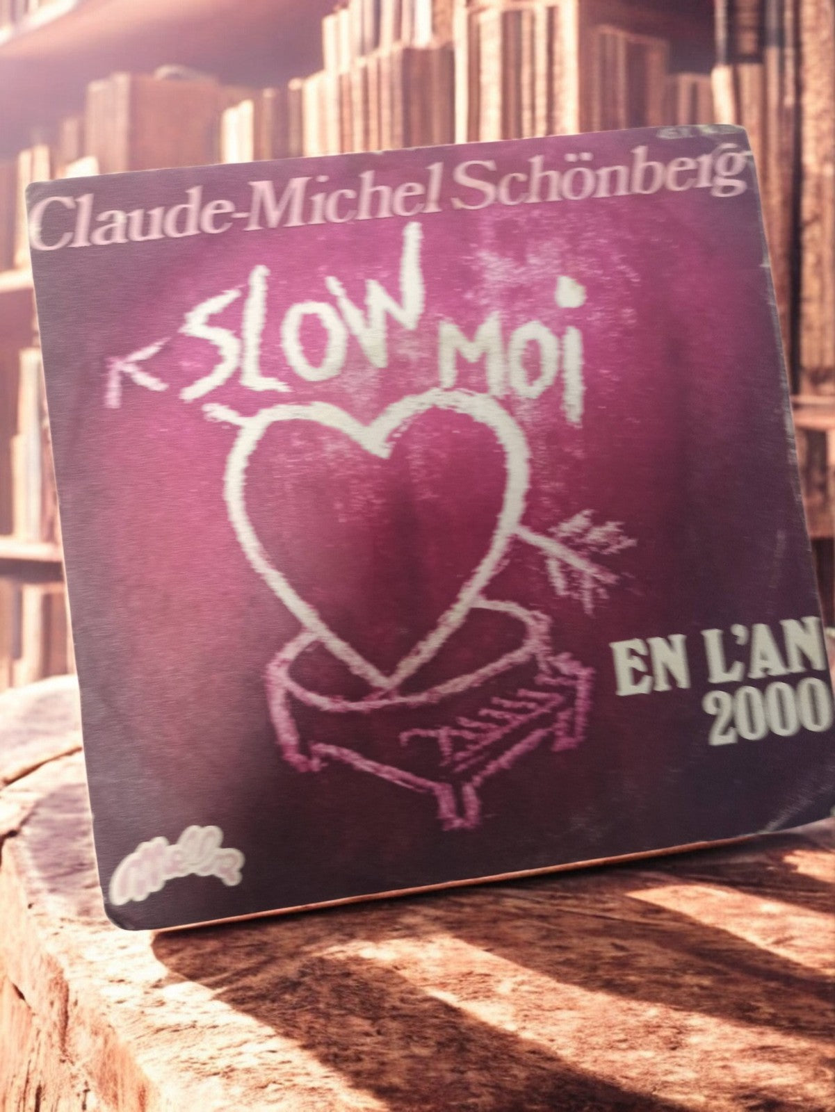 Vinyle 45 tours Claude-Michel Schönberg Slow Moi ancien disque vintage rétro