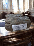 Pierre minérale schiste quartz Sud France, inclusion naturelle, spécimen décorat
