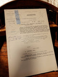 Arrêté préfectoral ancien Bouches-du-Rhône Marseille 1939 document administratif