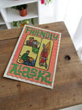 Autocollant vintage Alaska années 80, motif illustré, déco rétro Panini