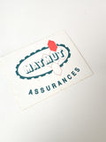 Vintage autocollant publicitaire Matmut ancien grand format rétro collection
