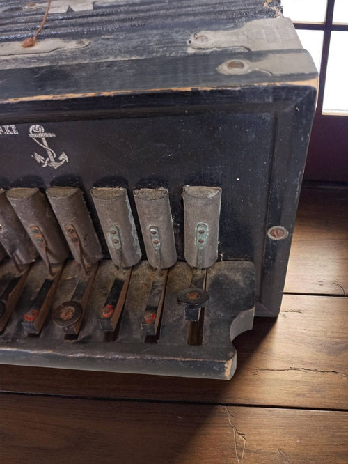 Accordéon ancien Fabrik Marke à boutons Impérial Marine nationale vintage