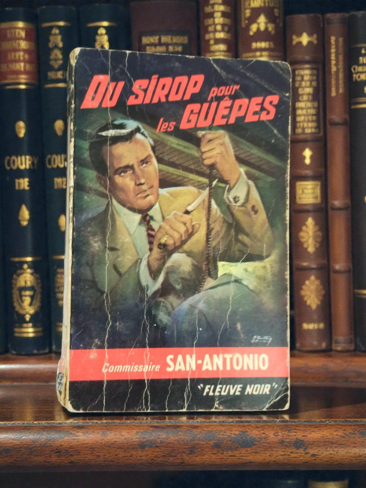 Roman polar vintage San-Antonio Du sirop pour les guêpes Fleuve Noir ancien