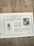 Document philatélique Vasarely 1980 25e Anniversaire AIRP timbre oblitéré