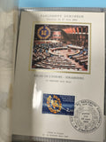 Ancien FDC timbre 1er jour Parlement Européen 1984 Strasbourg philatélie