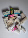 Lot bandages pharmacie vintage Velpeau Caducee années 60 rétro médical