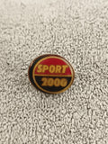 Pin's vintage SPORT 2000 émaillé, badge publicitaire rétro, années 90 (Ref 1)