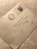 Lettre ancienne France 1935 timbre Marianne oblitérée Paris philatélie (Ref 12)