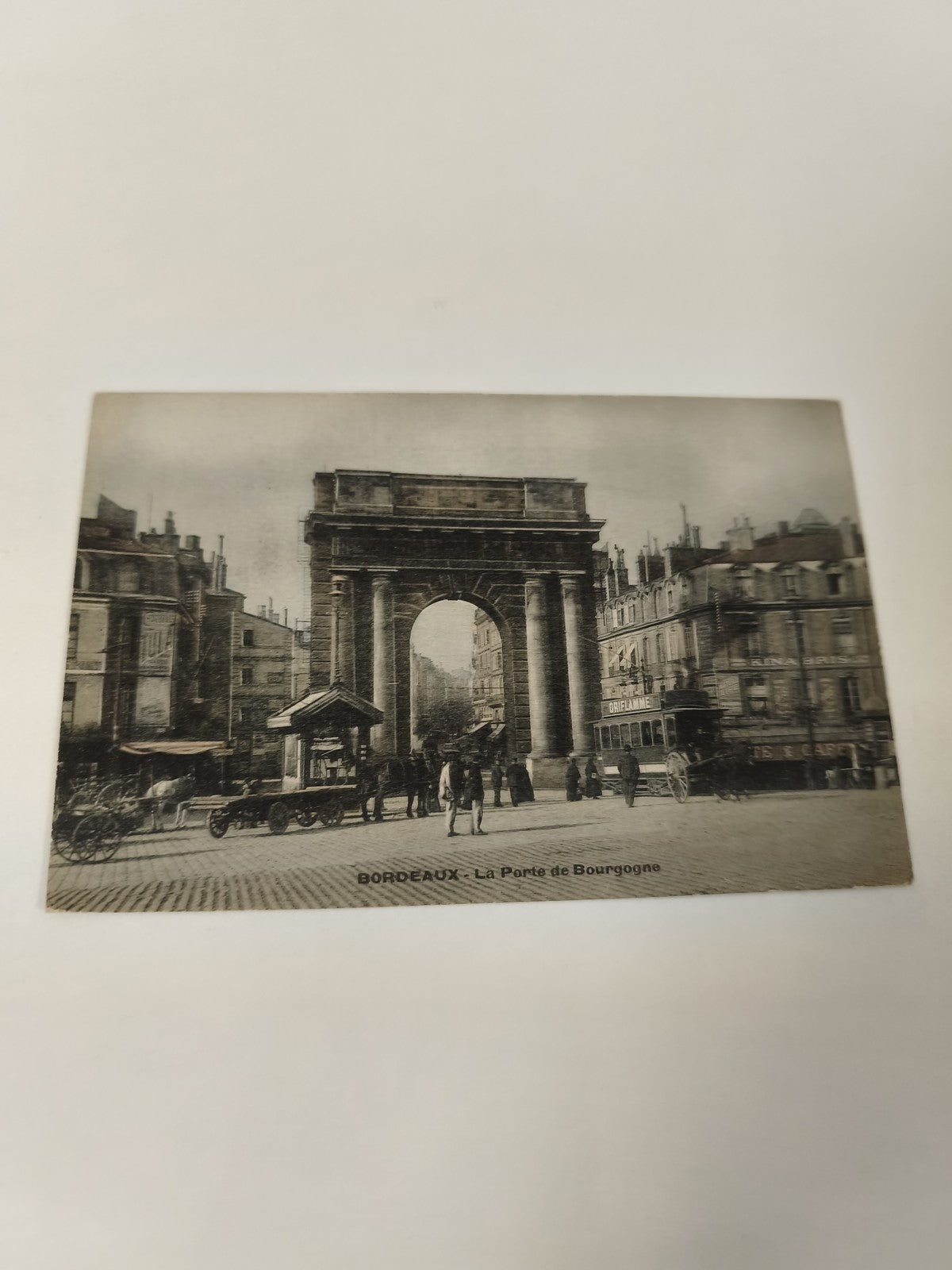 Carte postale ancienne Bordeaux Porte de Bourgogne CPA vintage rare