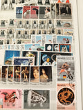 Timbres thématiques FUJEIRA RAS AL KHAIMA sport art science oblitérés philatélie