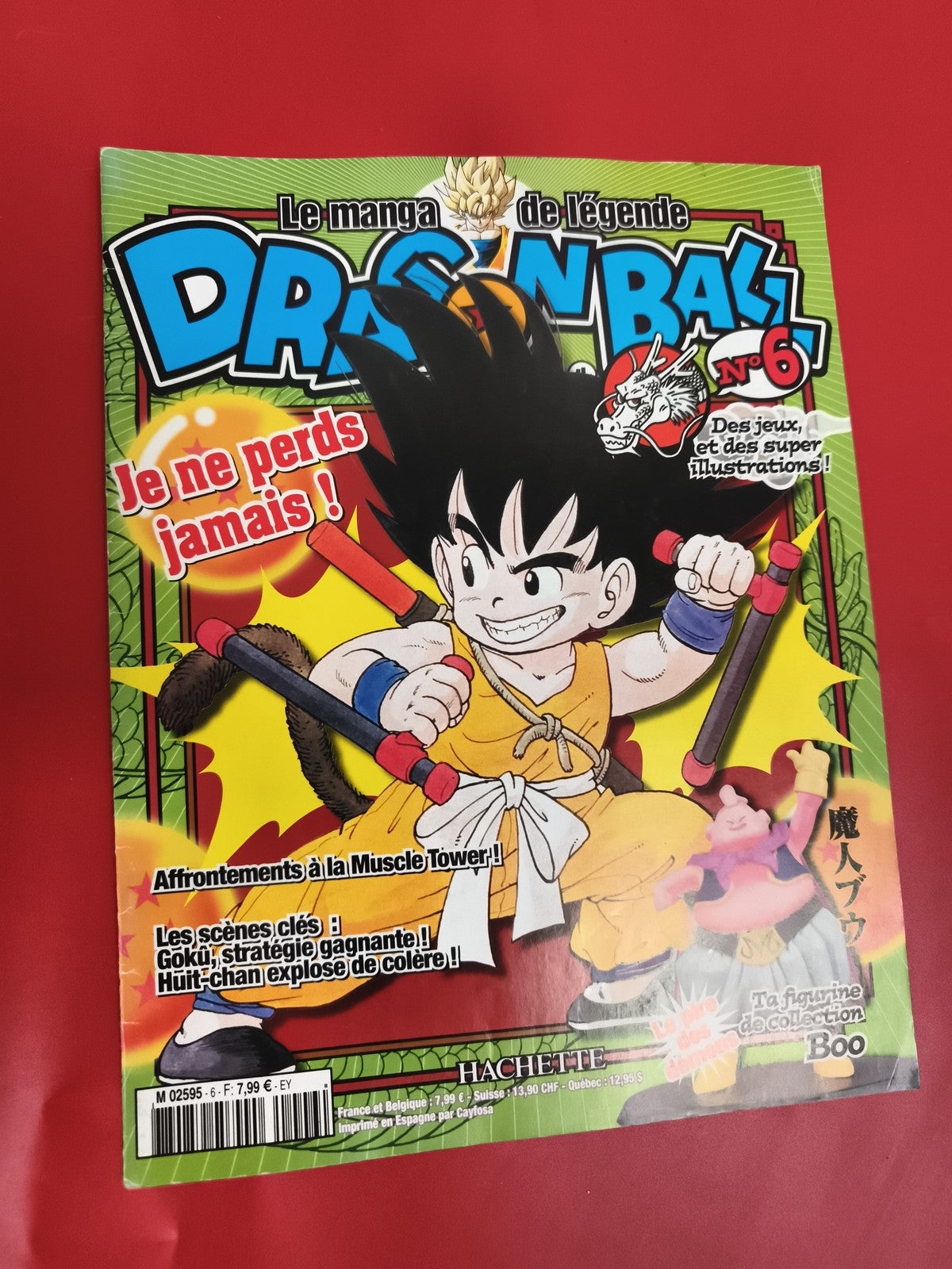 Magazine manga Dragon Ball n°6 vintage Hachette Goku Boo FR illustré