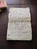 Lettre manuscrite fillette Marseille 1952 émouvant message enfant à sa maman