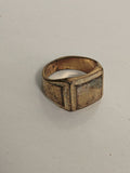 Bague vintage ancienne plaquée or rétro pour collectionneur bijou d?occasion