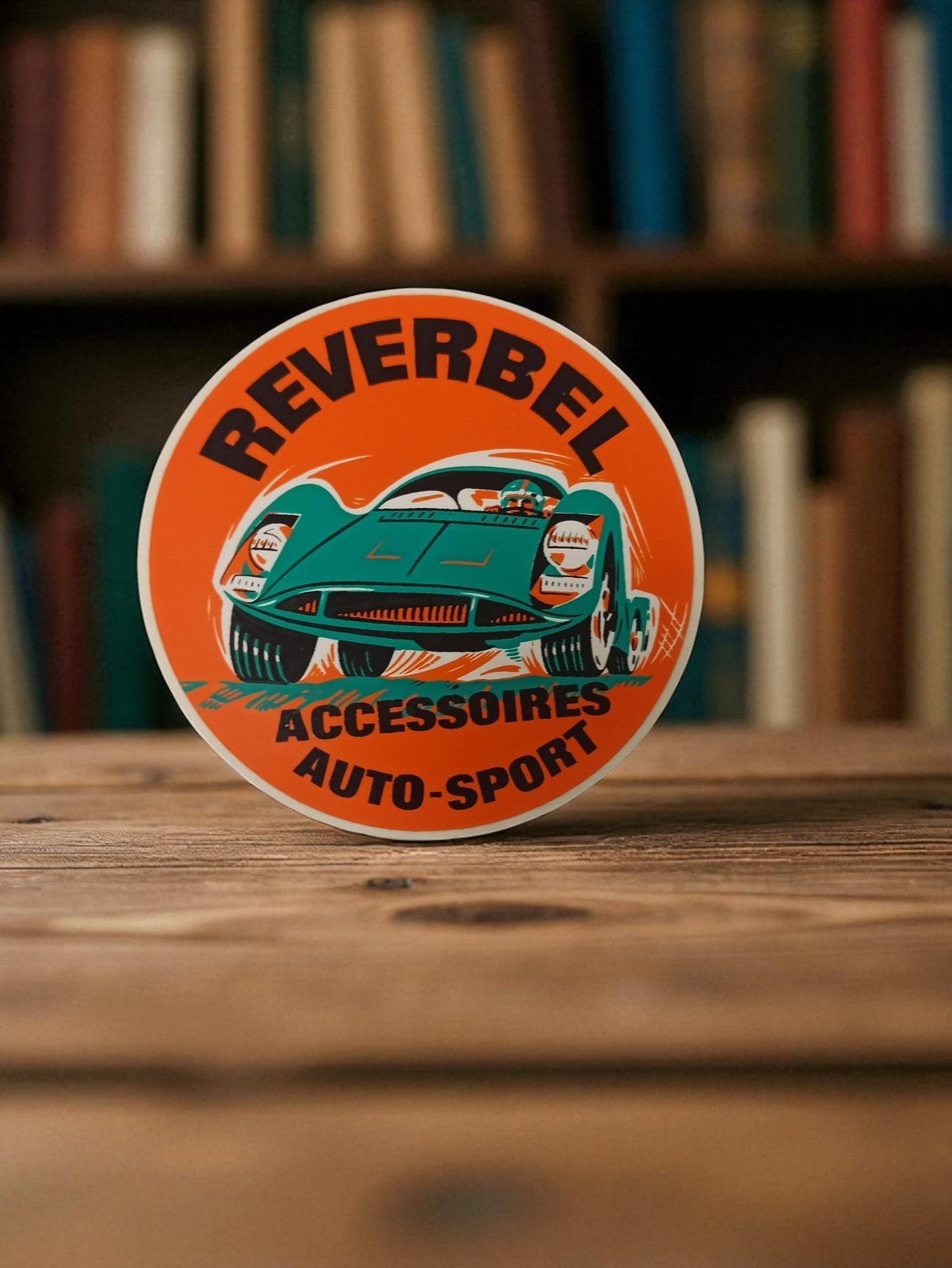 Autocollant ancien Reverbel accessoires auto sport vintage rétro voiture