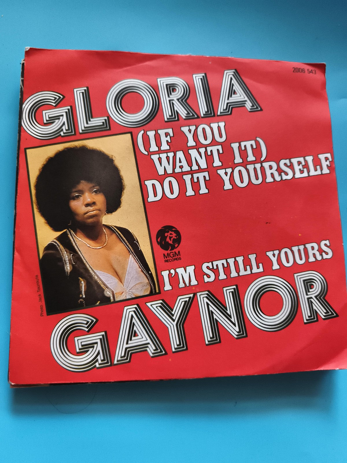 Vinyle 45 tours Gloria Gaynor MGM Records pochette rouge (If You Want It)