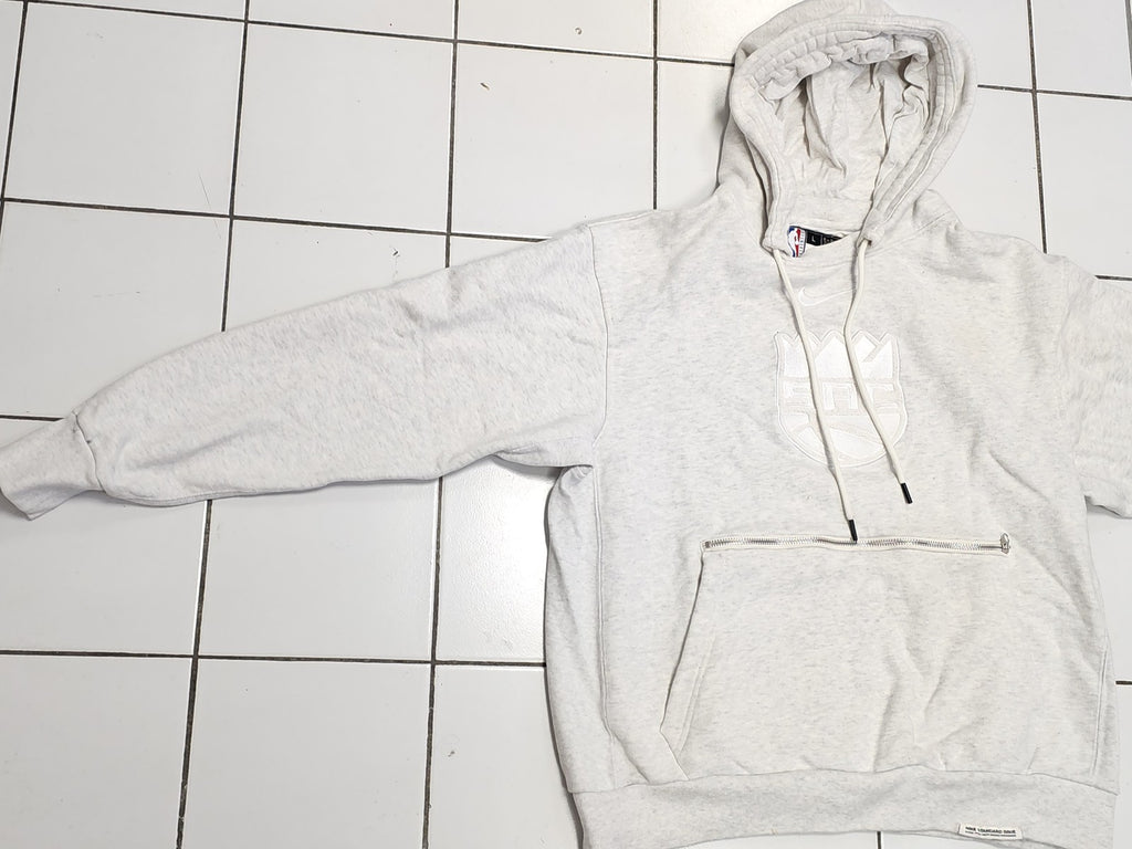 Sweat à capuche Nike homme L gris NBA Sacramento Kings pull confortable