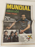 Ancien journal football Mundial Mexico 86 Platini France vintage collector