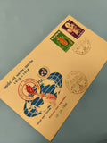 Ancienne enveloppe FDC Vietnam 1968 droits de l?homme timbres oblitérés