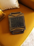 Montre vintage mécanique femme rectangulaire rétro style Art déco non testée