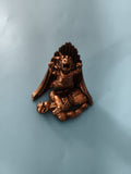Figurine Dragon Ball Z Gashapon bronze Goku enfant criant scène combat
