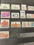 Lot anciens timbres oblitérés étrangers, thématiques variées, Europe Afrique