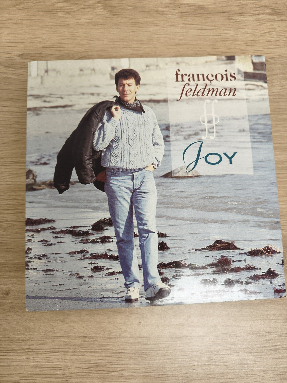 Vinyle 45 tours François Feldman Joy pochette couleur plage (Ref 2)