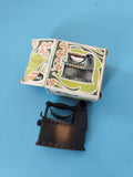 Taille-crayon miniature rétro PlayMe en métal, collection ancien die-cast vintag