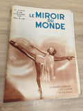 Ancien journal Le Miroir du Monde 1933 danse classique art déco vintage