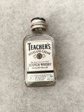 Miniature whisky Teacher's Highland Cream 5cl bouteille partiellement remplie