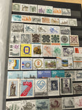 Lot de timbres poste Pologne multicolores variés oblitérés et neufs philatélie