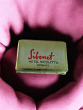 Savon hôtel vintage Sibonet Nicoletta Zermatt rétro emballage ancien