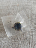 Pin's vintage Centre Commercial Européen bleu doré, badge ancien rare