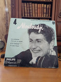 Vinyle EP 45 tours Mouloudji Philips rétro années 60 pochette photo Harcourt