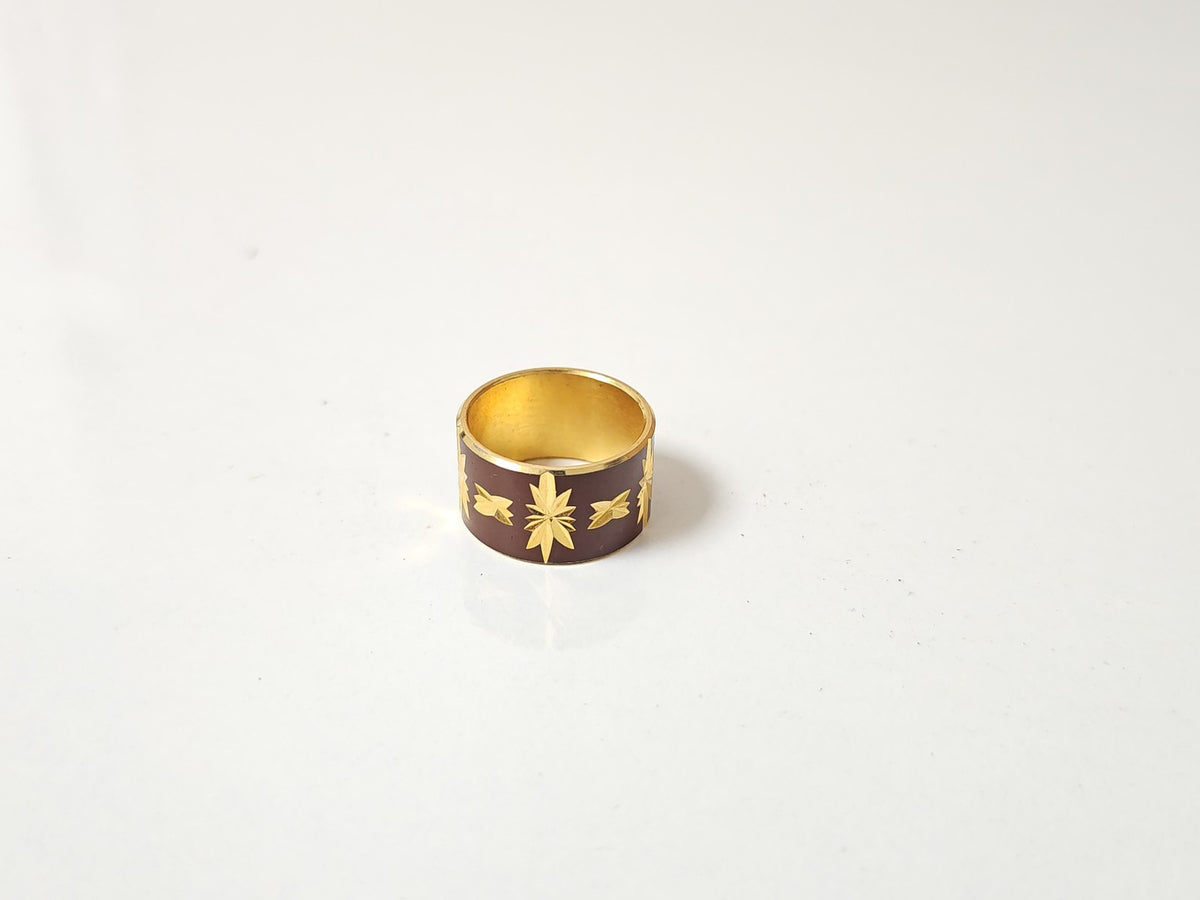 Vintage fancy old ring size 55 retro original jewel for collector