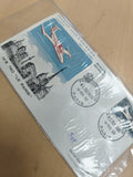 Enveloppe premier jour MS 760 Paris 1959 avion cachet philatélie FDC