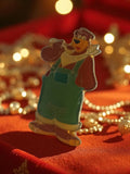 Pin's publicitaire vintage Chocos ours mascotte rétro années 90 badge ancien