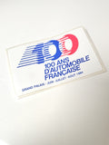 Vintage autocollant publicitaire ancien voiture française rétro collection déco