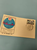 Enveloppe FDC premier jour Championnats du monde Lyon 1971 patinage sur glace