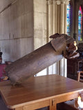 Lot mèches amadou anciennes cire pour cierges église, emballage doré ancien