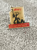 Pin's Mars SnackPack vintage Statue de la Liberté, badge publicitaire rétro (Ref