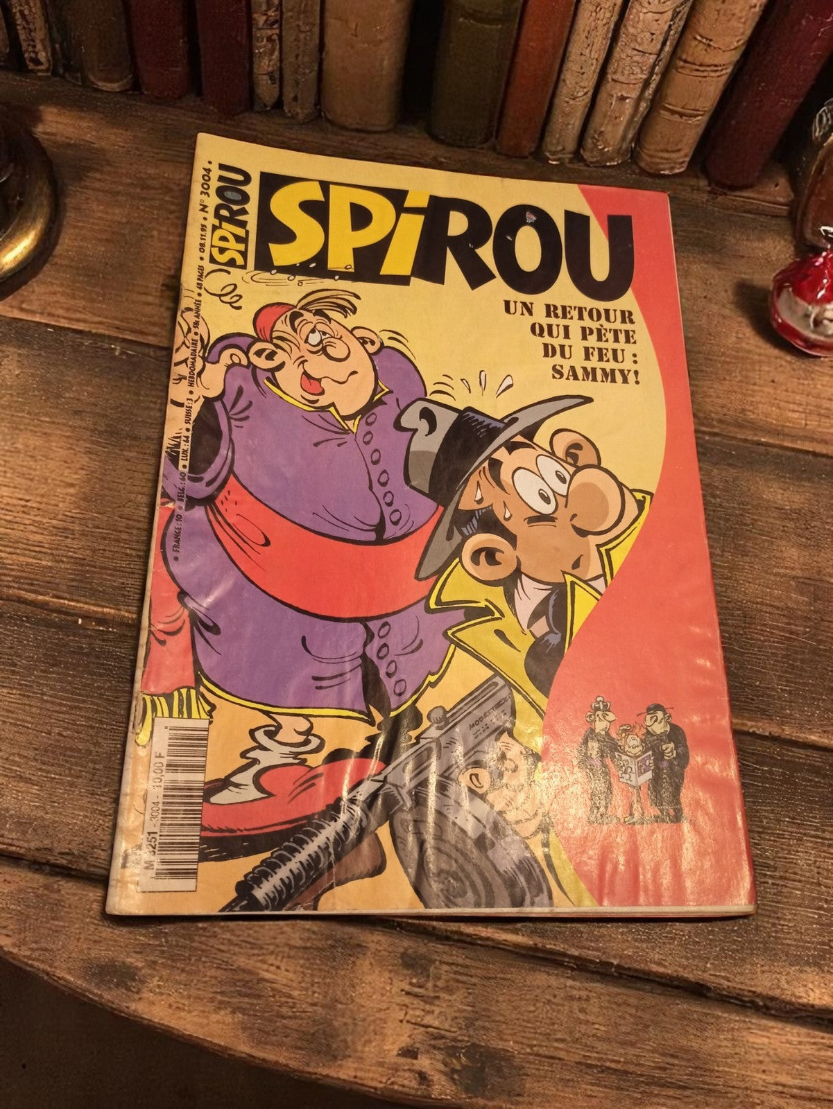 Magazine Spirou ancien n°3004 couverture Sammy années 60/70 vintage BD rare