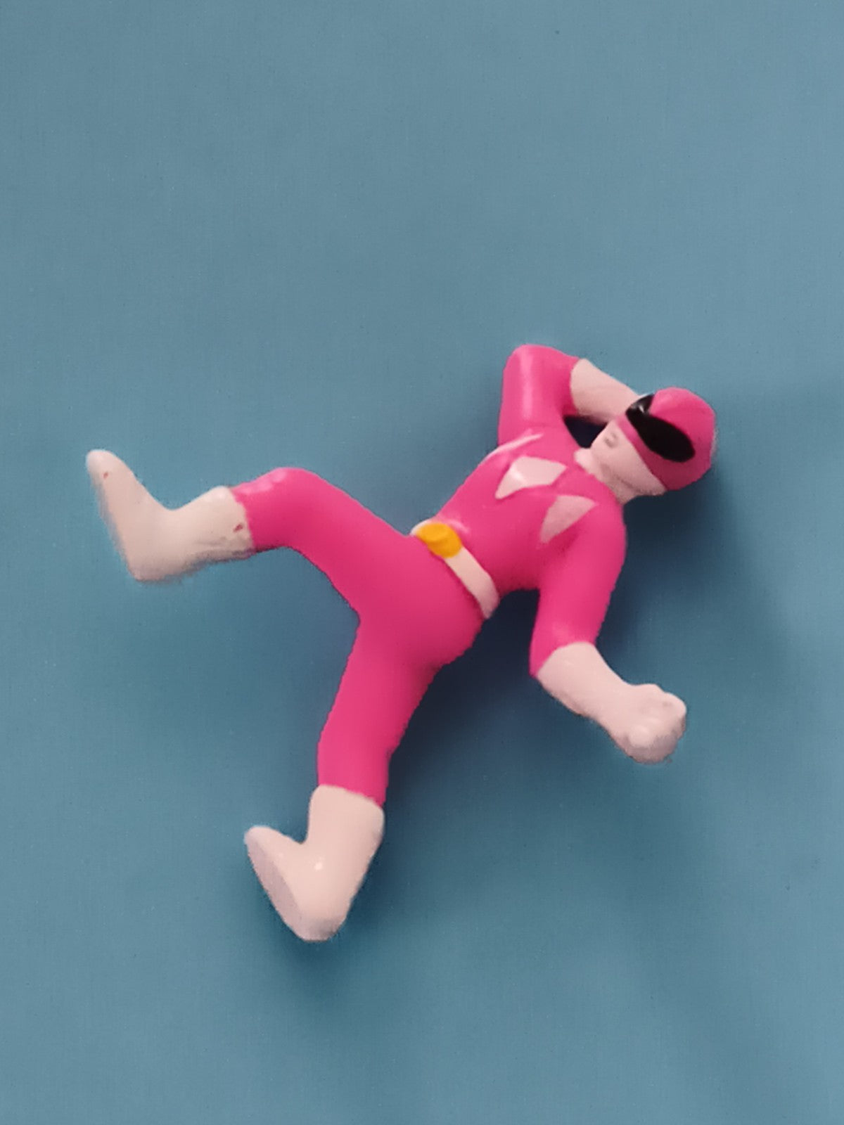 Figurine Power Ranger rose sentai jouet miniature décoratif