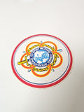 Vintage autocollant publicitaire ancien Conseil International du Sport Militaire